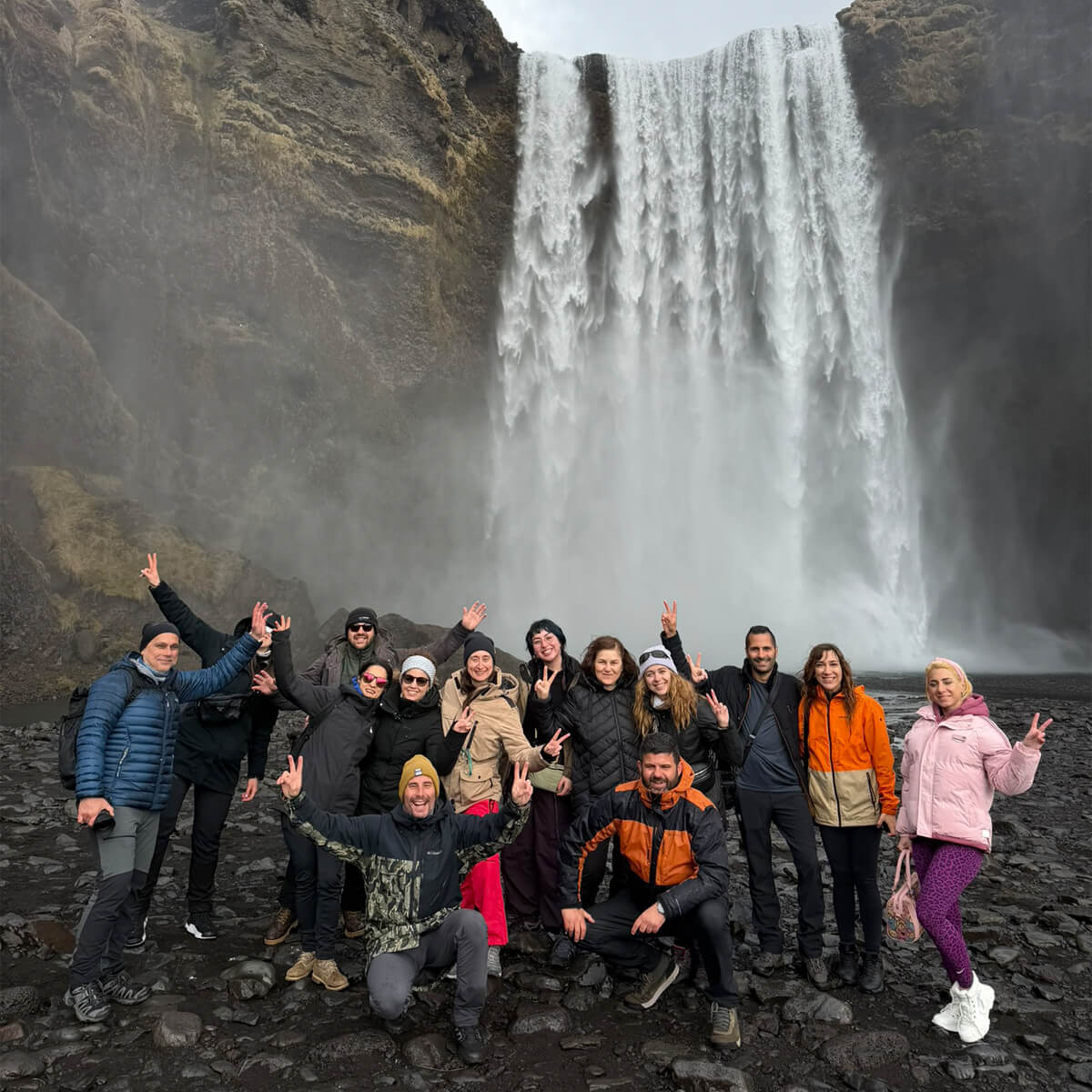 Skógafoss Iceland road trip WanderVan